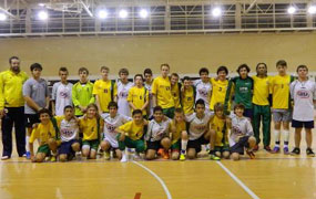 Barcelona futsal team photo