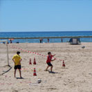 Vikings Futsal, beach coaching session