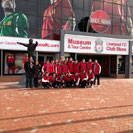 UE Bordeta visit Anfield